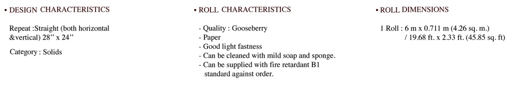 Gooseberry (1000507) ROLL