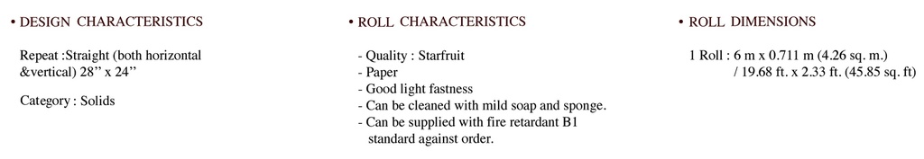 Starfruit (1003243) ROLL