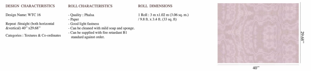 WTC 16 x PHALSA ROLL