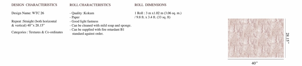 WTC 26 x KOKUM ROLL