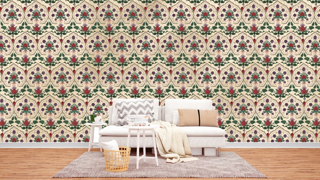 [3 Meter Roll X 1.47 Meters (4.41 SQM) , 9.8 Ft x 4.8 Ft ( 47 SQFT )] WPF 138 x Watermelon ROLL