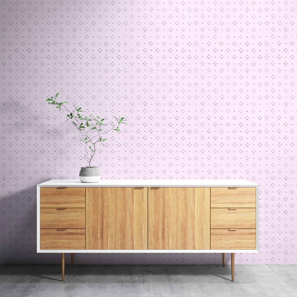 [1 Roll : 10 m x 0.53 m (5.3 sq. m.) / 33 ft. x 1.72 ft. (57 sq. ft)] SEABERRY x Paintable Roll   