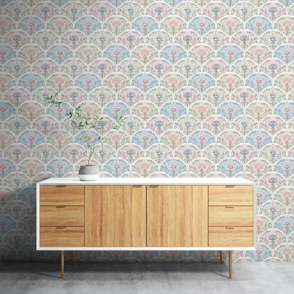 [3 Meter Roll X 1.47 Meters (4.41 SQM) , 9.8 Ft x 4.8 Ft ( 47 SQFT )] WPF 146 X WATERMELON ROLL  (A)