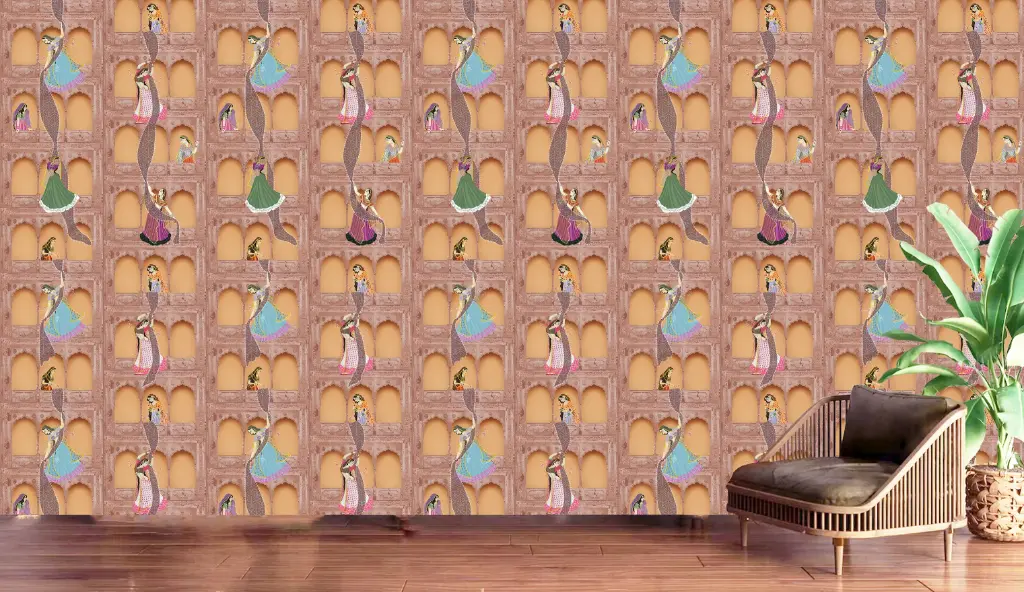 [3 Meter Roll X 1.47 Meters (4.41 SQM), 9.8 Ft x 4.8 Ft (47 SQFT)] WPF 157 x GRAPE ROLL