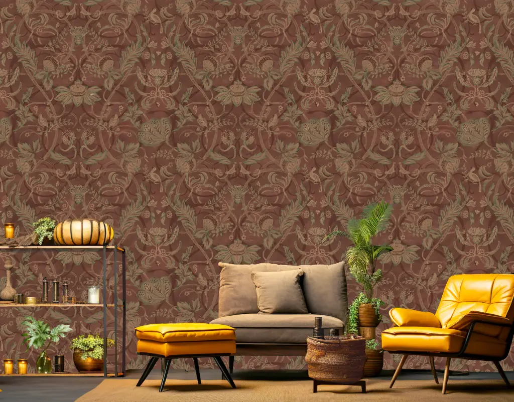 [3 Meter Roll X 1.35 Meters (4.05 SQM) , 9.8 Ft x 4.5 Ft ( 44 SQFT )] WPF 152 x DRAGON FRUIT ROLL (A)