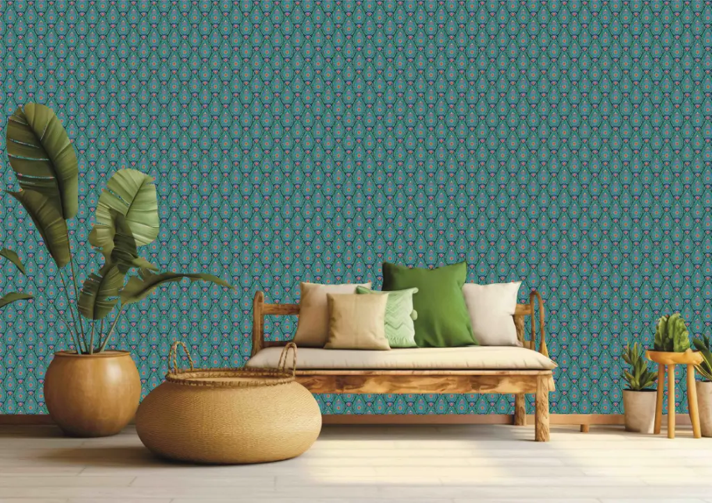 [3 Meter Roll X 1.47 Meters (4.41 SQM), 9.8 Ft x 4.8 Ft (47 SQFT)] WTC 33 x  WATERMELON ROLL  (A)