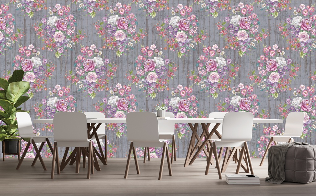 [3 Meter Roll X 1.47 Meters (4.41 SQM) , 9.8 Ft x 4.8 Ft ( 47 SQFT )] WPF 24 x POMEGRANATE ROLL