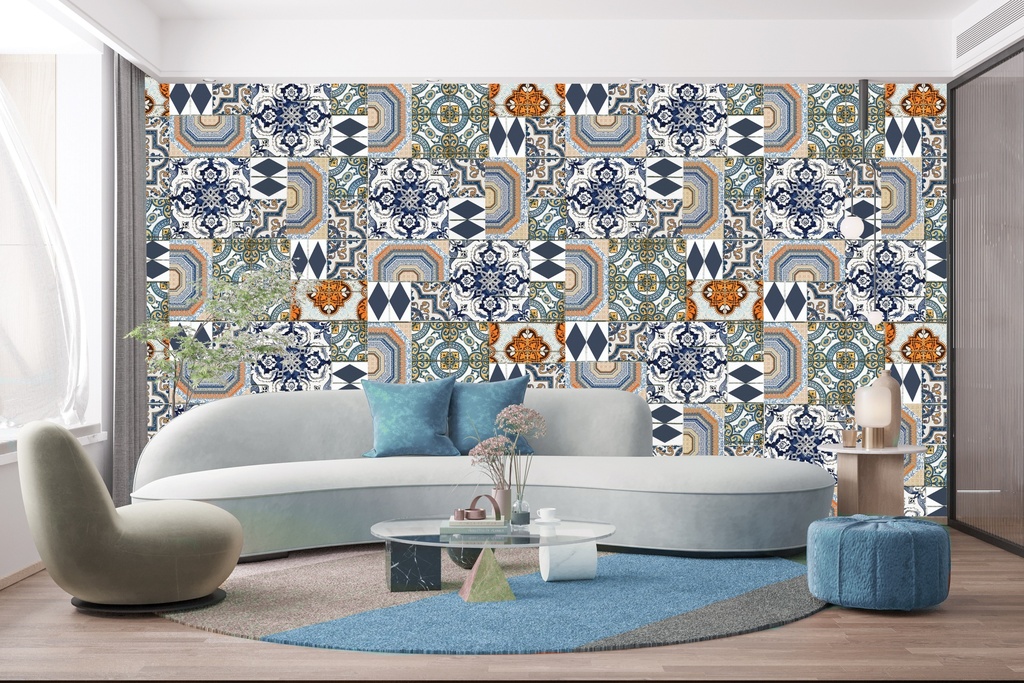 [3 Meter Roll X 1.47 Meters (4.41 SQM) , 9.8 Ft x 4.8 Ft ( 47 SQFT )] WPF 37 X APRICOT ROLL