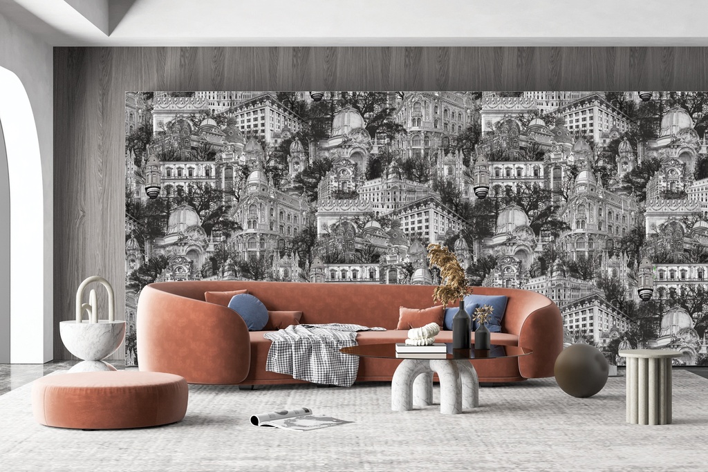 [3 Meter Roll X 1.47 Meters (4.41 SQM) , 9.8 Ft x 4.8 Ft ( 47 SQFT )] WPF 54 x GRAPE ROLL