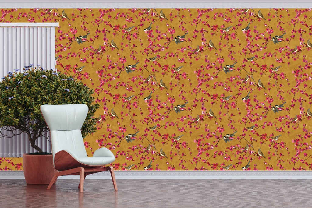 [3 Meter Roll X 1.47 Meters (4.41 SQM) , 9.8 Ft x 4.8 Ft ( 47 SQFT )] WPF 57 x Watermelon ROLL