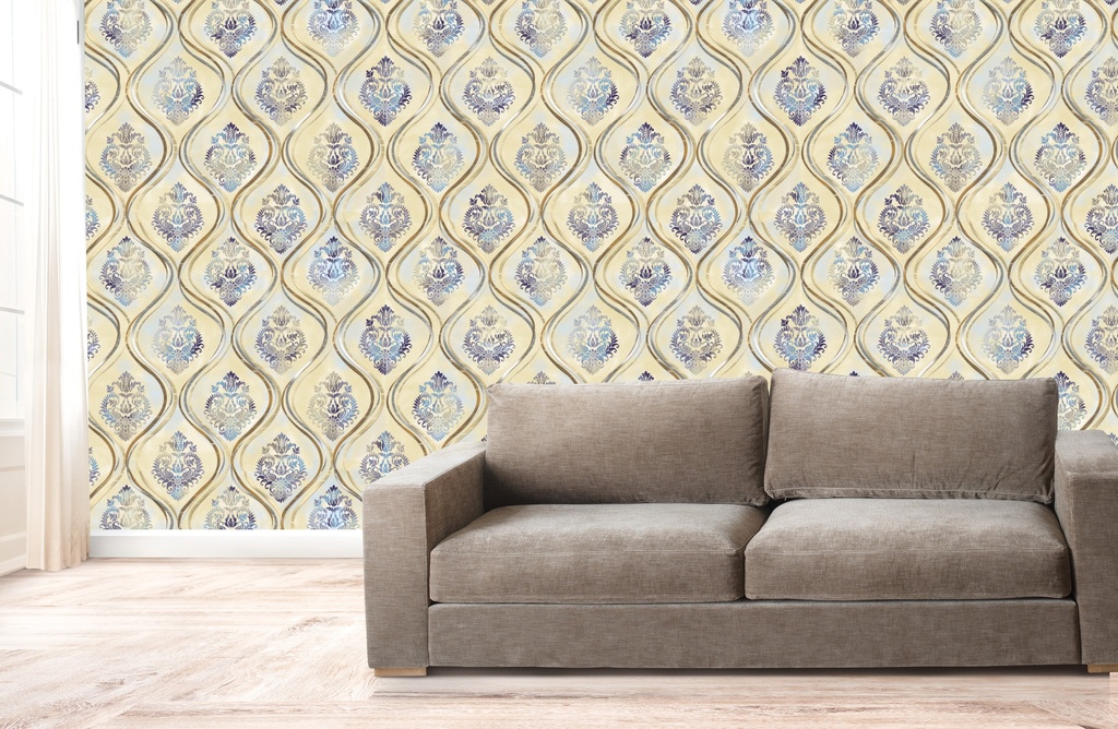 [3 Meter Roll X 1.47 Meters (4.41 SQM) , 9.8 Ft x 4.8 Ft ( 47 SQFT )] WPF 61 X APRICOT ROLL