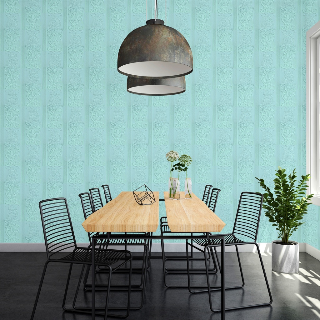 [1 Roll : 10.05 m x 0.53 m (5.33 sq. m.) / 33 ft. x 1.73 ft. (57.19 sq. ft)] PINE NUTS x Paintable Roll  