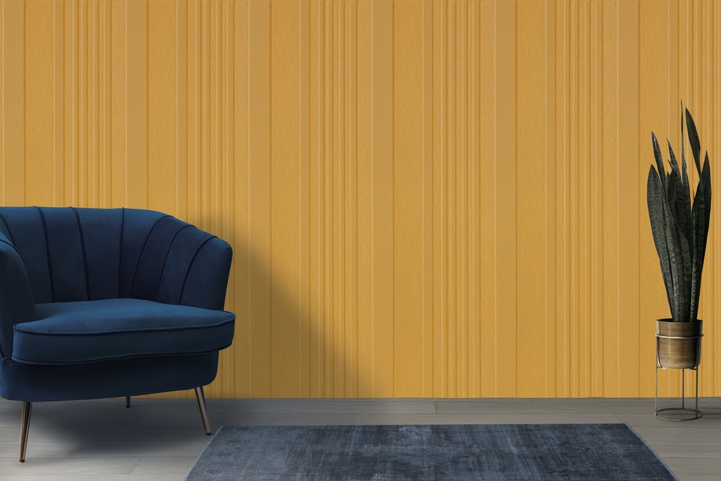 [1 Roll : 10 m x 0.53 m (5.3 sq. m.) / 33 ft. x 1.72 ft. (57 sq. ft)] GRAPEFRUIT x Paintable Roll